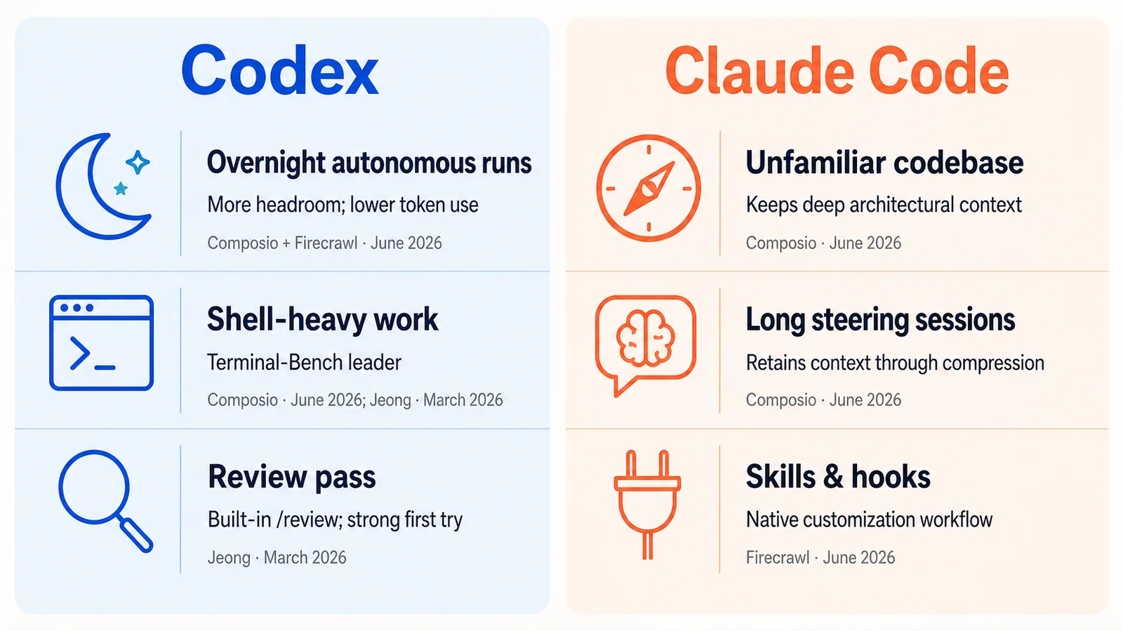 Codex vs claude code more detailed